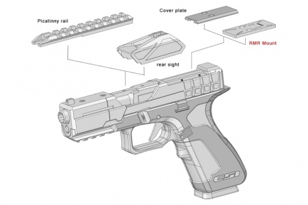 Pistolet Poseidon XG8 Gaz 6 mm