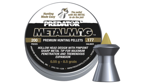 Plomb pr�dator m�talmag cal 4.5 mm 055g boite de 200