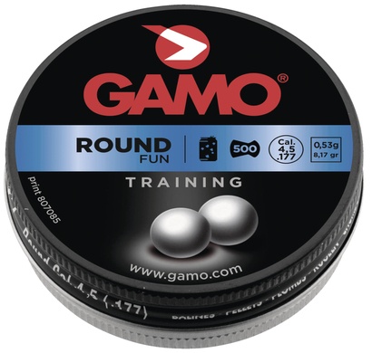 Plomb round GAMO round fun cal 4.5 mm 0.53g
