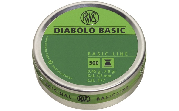 Plomb Rws diabolo basic cal 4.5MM BTE 500