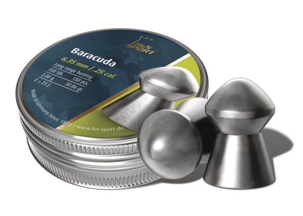 Plombs H&N Baracuda cal 6.35 mm t�te ogivale 2g