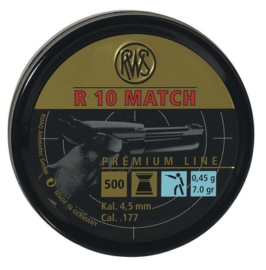 Plombs RWS R10 match cal 4.5 mm