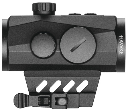 Point rouge endurance Hawke 1x30 pour rail weaver