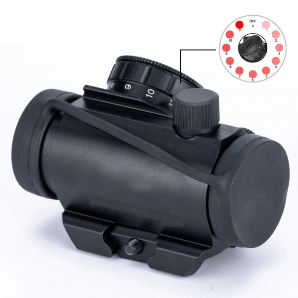 Point rouge tactical ops t1 avec montage flexline