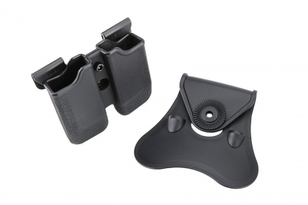 Porte chargeur AMOMAX pour glock 17 couleur noir