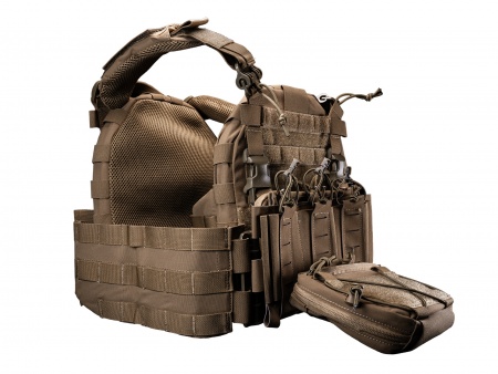 Porte plaque ASG strike system pc-01 tan