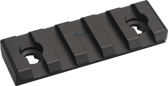 Rail m-lock 5 slots en alumunium Vector optics