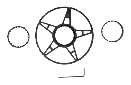 Roue de commande Vector optics universelle pour parallaxe 