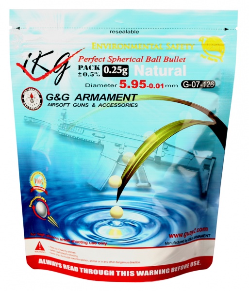 Sachet de billes G&G BIO 0.25g 1kg