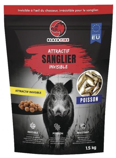 Sachet de Black Fire invisible poisson 