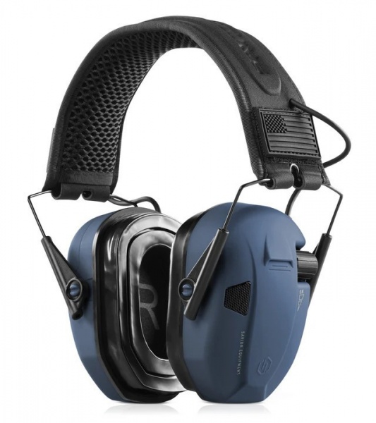 Savior casque antibruit �l�ctronique bleu