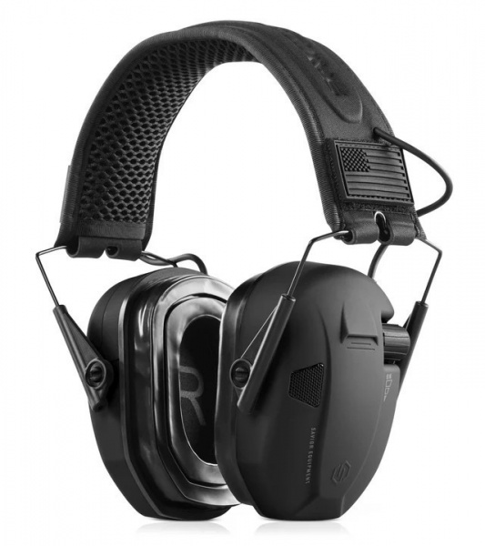 Savior casque antibruit �l�ctronique noir