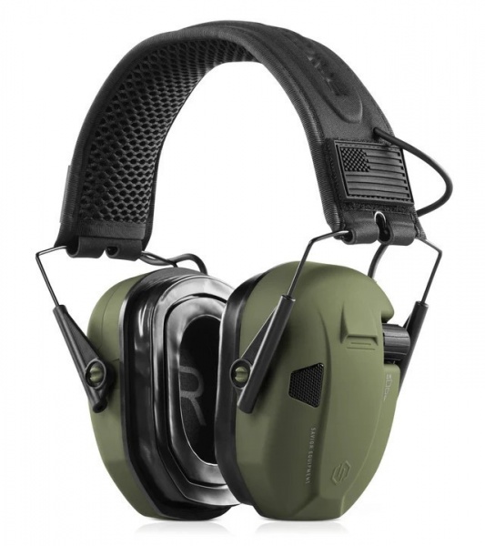 Savior casque antibruit �l�ctronique vert