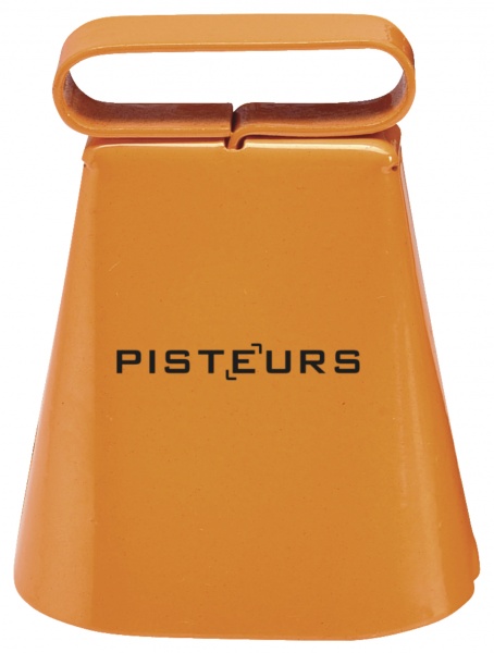 Sonnaillon Pisteurs en laiton orange 50mm passant de 35mm