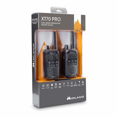 Talkie walkie Midland XT70 pro lot de 2