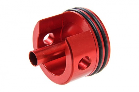 T&ecirc;te de Cylindre ASG V7 Alu Rouge