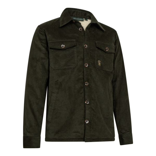 Veste en velours c�tel� doubl�e Deerhunter sherpa timber