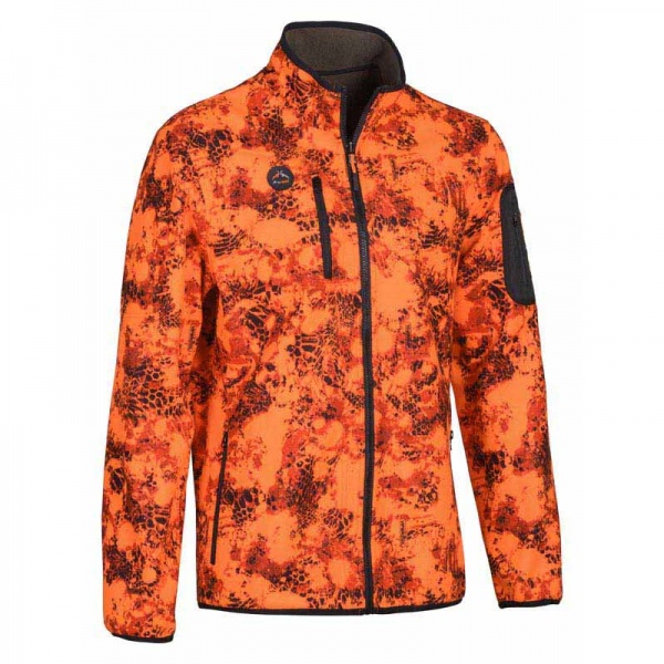 Veste polaire coupe vent reversible ProHunt viper blase et marron