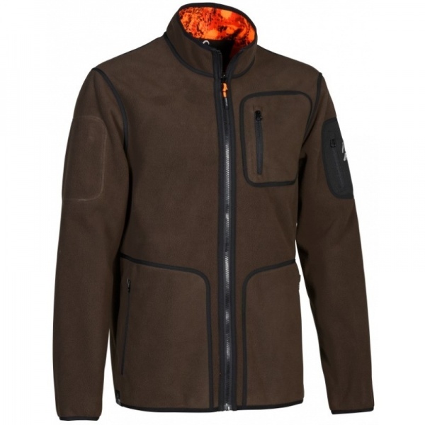 Veste polaire coupe vent reversible ProHunt viper blase et marron